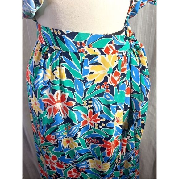 Vintage 2 Piece Tropical Skirt Suit Set - Size 12 - Picture 6 of 6